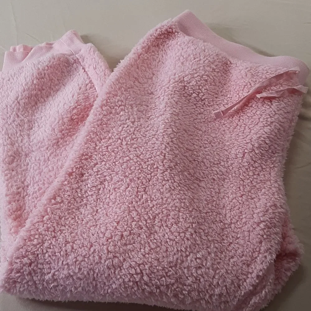 No Boundaries Pink Warm Fuzzy Pajama Pants